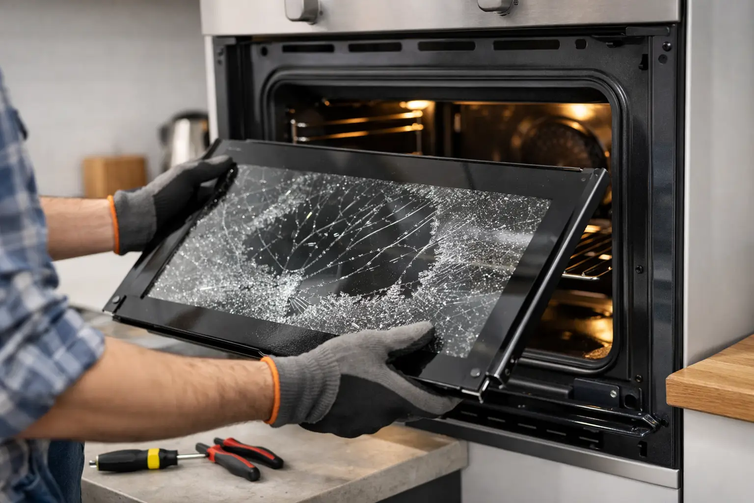 How to Handle a Broken Oven Door Safely