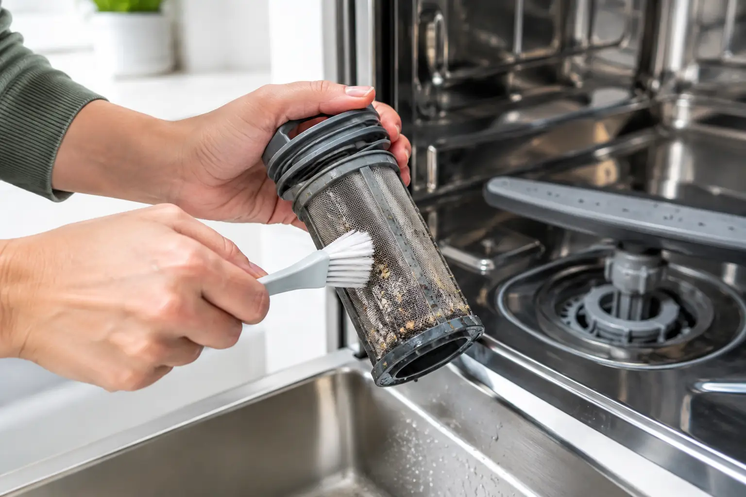 How to Clean a Clogged Dishwasher Filter