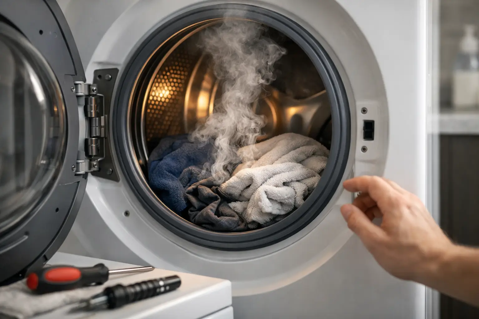 Why Your Dryer Smells Burning and What to Do